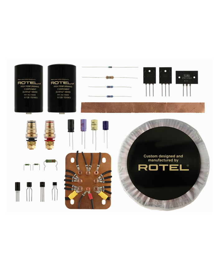 Rotel RMB-1585 MK II  Amplificatore finale a 5 canali classe AB  Silver