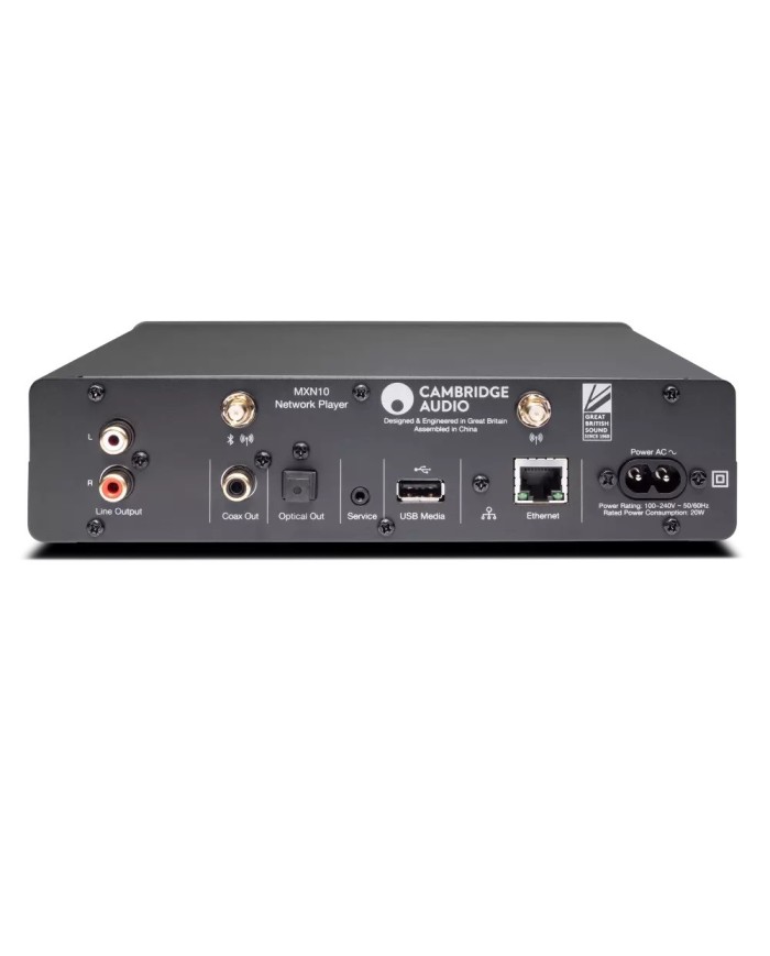 Lettore di rete WiFi e BT con DAC ESS Cambridge Audio MXN10 Lunar Grey