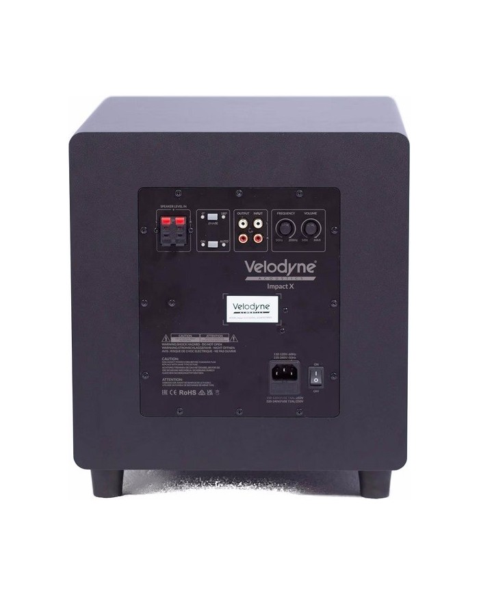 "Subwoofer attivo in classe D cono da 10""  Velodyne Impact X 10  Nero"