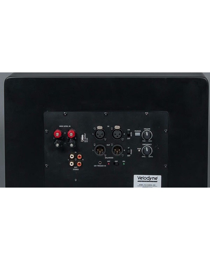 Subwoofer attivo ad emissione frontale Velodyne VI-Q15  Nero Opaco