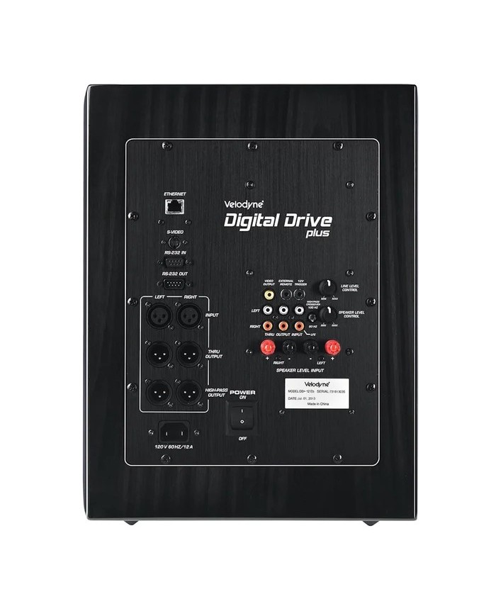 "Subwoofer con cono da 12""  Velodyne DIGITAL DRIVE PLUS DDP12  Ebony"