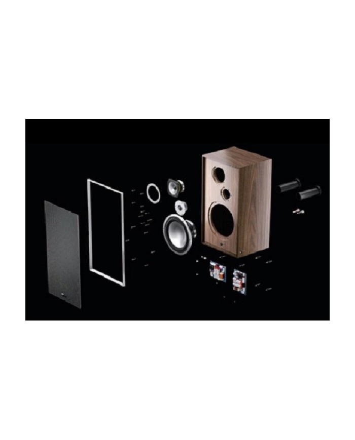 Coppia diffusori da stand 3 vie bass reflex  Leak Sandwich 250  Noce