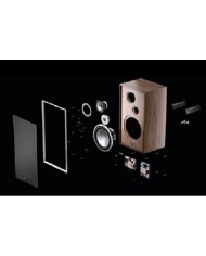 Coppia diffusori da stand 3 vie bass reflex  Leak Sandwich 250  Noce