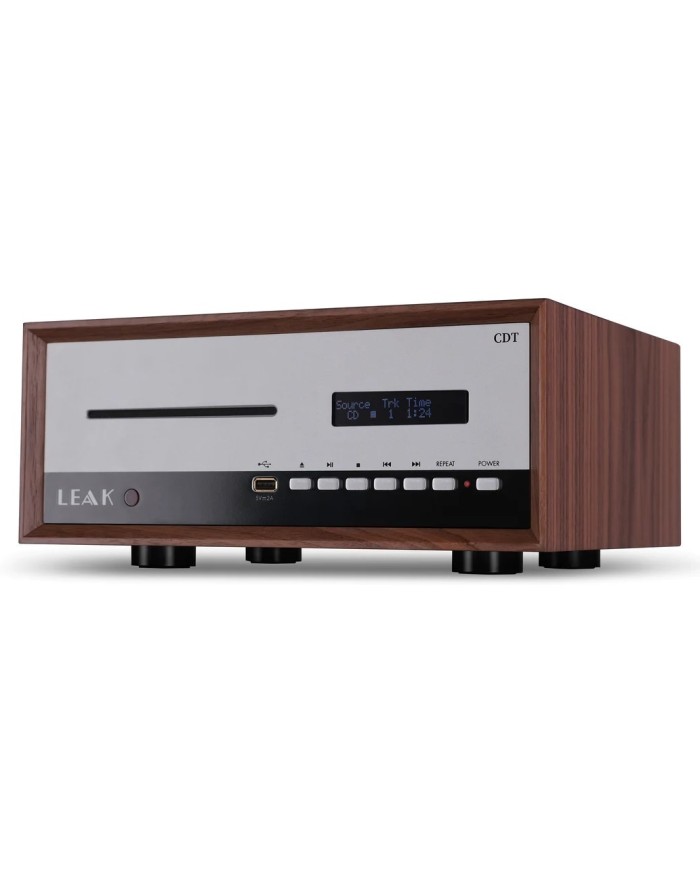 Meccanica di solo trasporto CD con ingresso USB  Leak CDT Wood  Noce