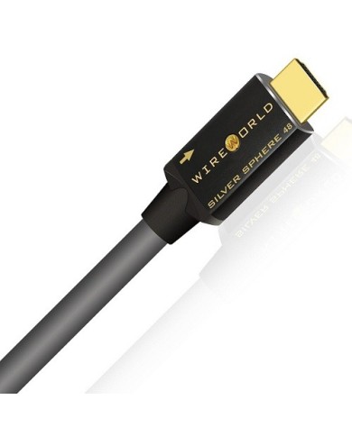Cavo HDMI 2.1  8K  HDR  Rame OFC  eARC  Wireworld SILVER SPHERE 48 HDMI