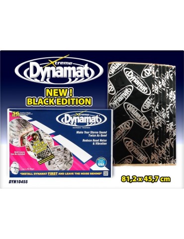 DYNAMAT EXTREME Y10455 4 FOGLI NEW BLACK EDITION DA 81 2CM X 45 7 CM