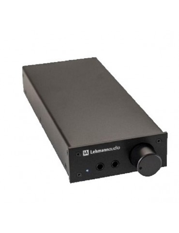 Lehmann audio Linear D II nero Amplificatore High End per cuffie con DAC e ingressi digitali