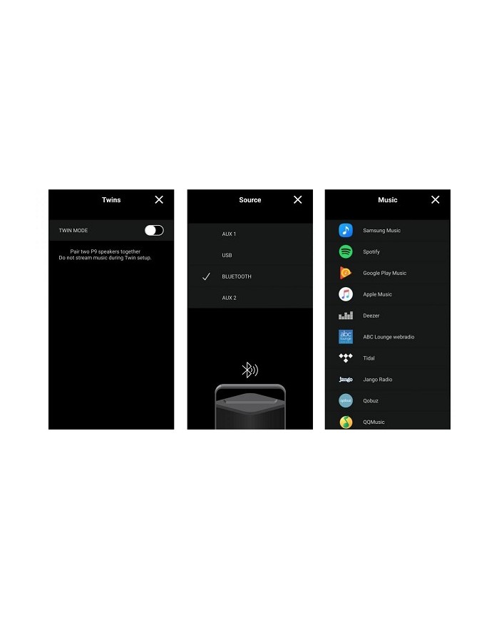Diffusore Portatile Impermeabile Wireless Bluetooth  Escape P6 BT Bianco