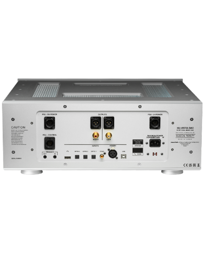 DAC Nuvistor ESS9038 Sabre MQA Musical fidelity Nu Vista DAC Black