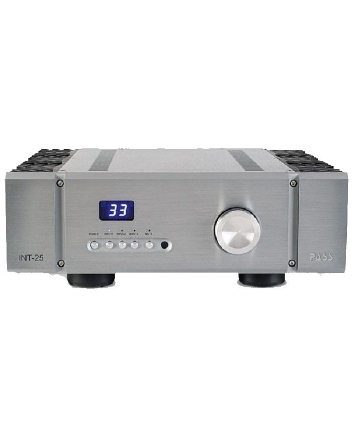 Amplificatore Integrato stereo 25 watt in classe A Pass INT 25 Silver