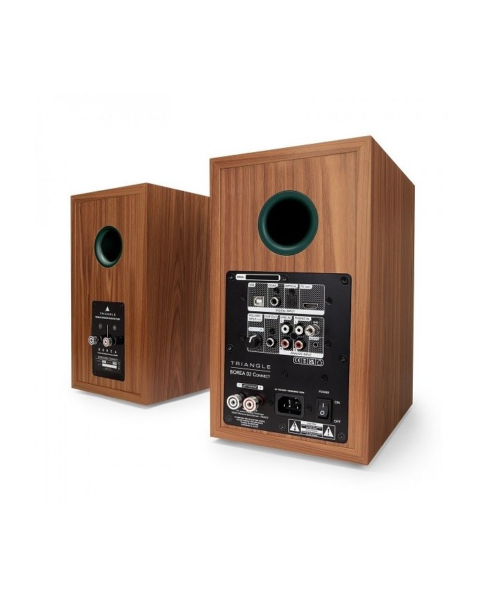 Diffusori attivi Bluetooth USB e HDMI ARC Triangle BOREA BR02 Oak Green