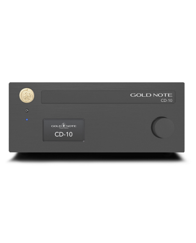 Lettore CD con DAC AK4493 e uscite RCA e XLR Gold Note CD 10 Black