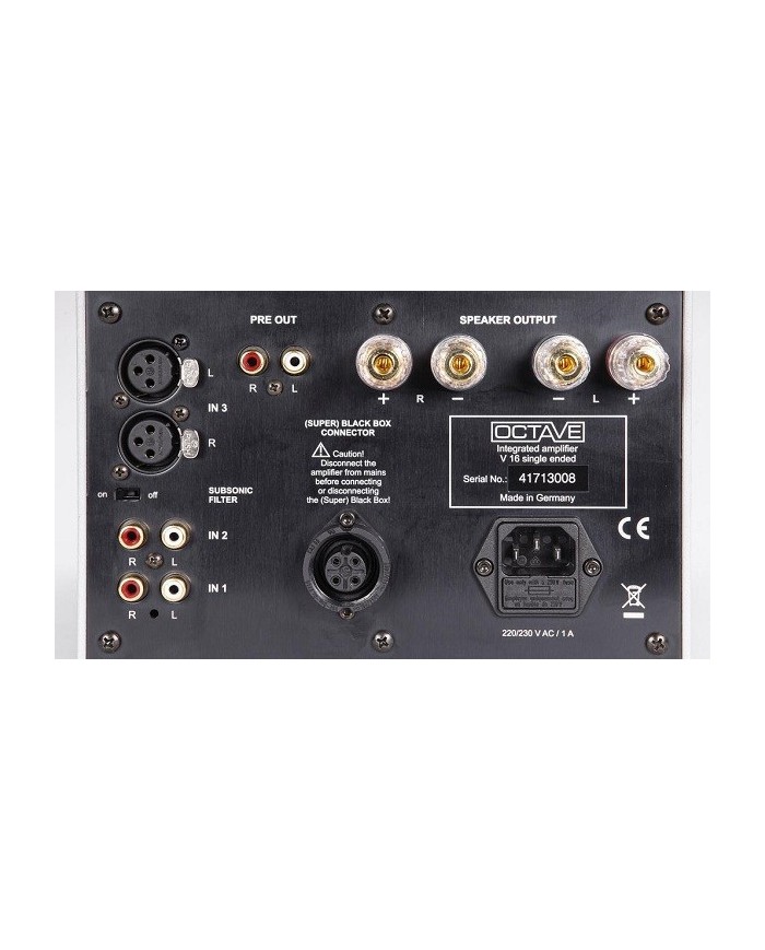 Amplificatore Integrato Valvolare Octave V16 Single Ended Linea Silver