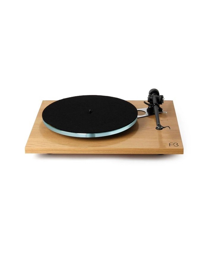 Giradischi con trazione a cinghia e motore 24v Rega Planar 3 Light Oak