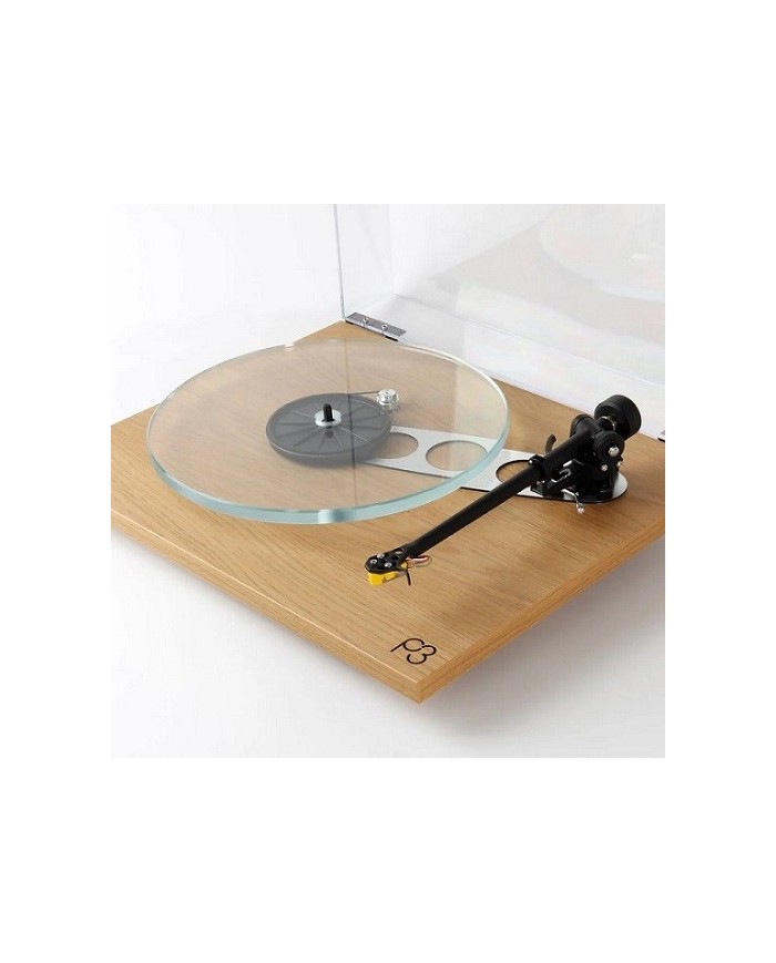 Giradischi con trazione a cinghia e motore 24v Rega Planar 3 Light Oak