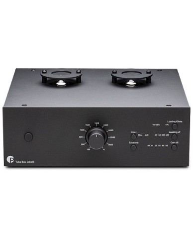 Stadio Phono valvolare MM MC Dual Mono Pro-Ject Tube Box DS3 B Nero