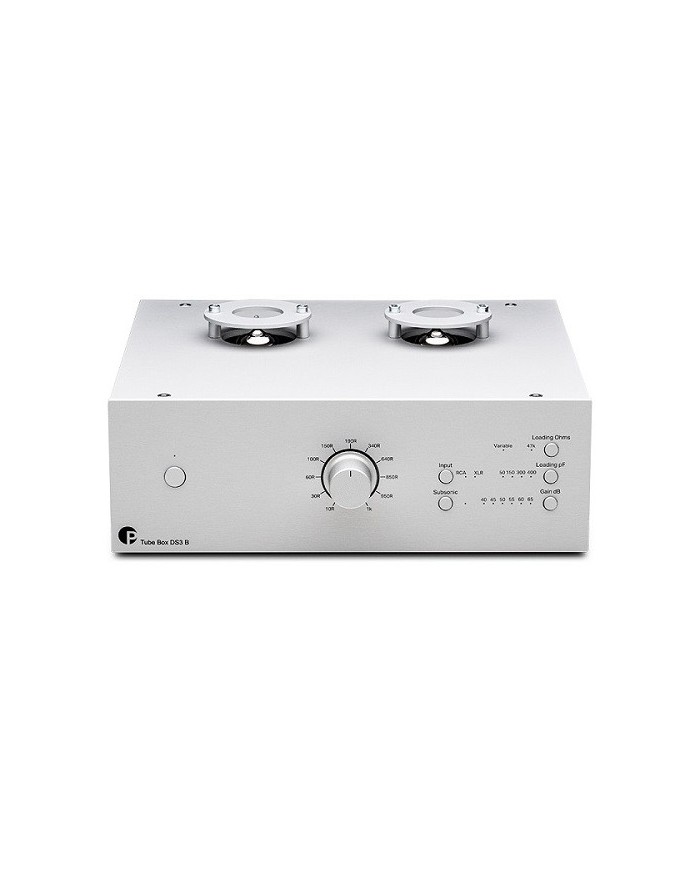 Stadio Phono valvolare MM MC Dual Mono Pro-Ject Tube Box DS3 B Silver