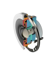 Diffusori da pavimento amplificati wireless Q Acoustics M40 Noce