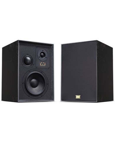 Wharfedale Super Denton Diffusore bookshelf a 3 vie Heritage Black Oak