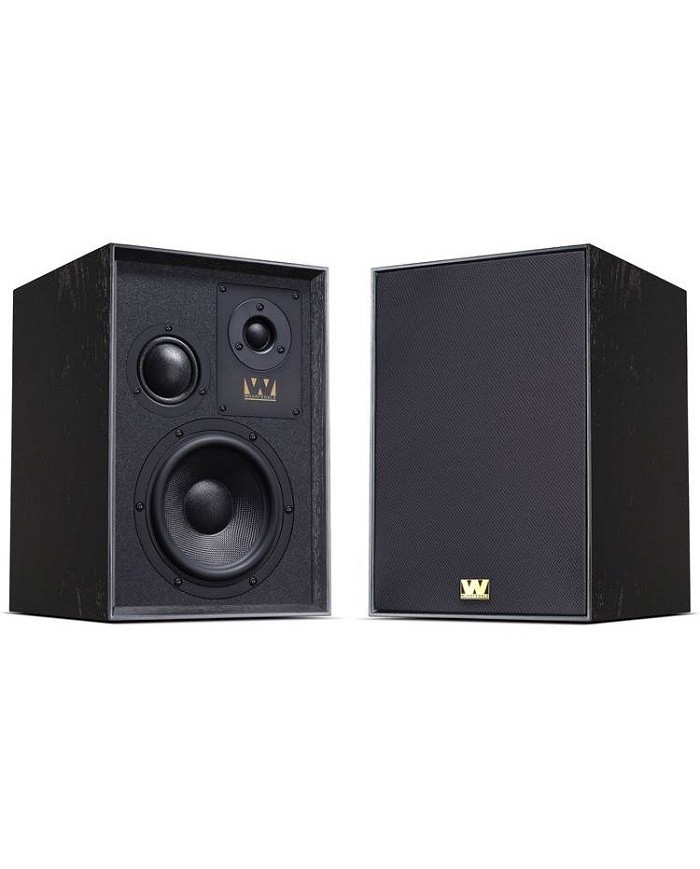 Wharfedale Super Denton Diffusore bookshelf a 3 vie Heritage Black Oak