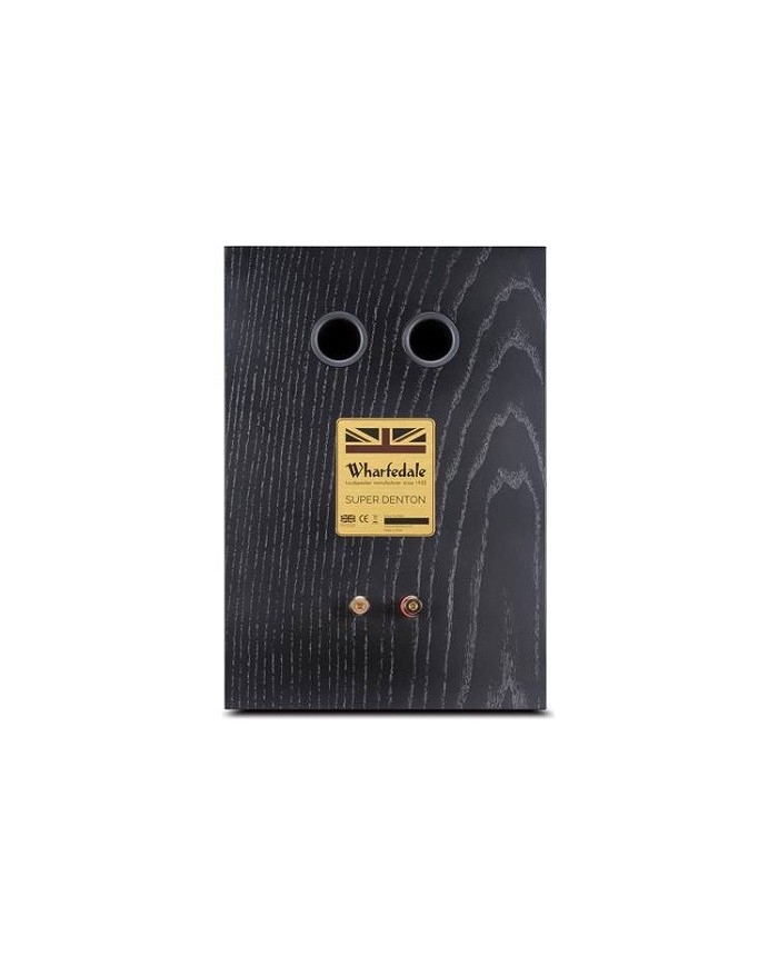 Wharfedale Super Denton Diffusore bookshelf a 3 vie Heritage Black Oak