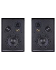 Wharfedale Super Denton Diffusore bookshelf a 3 vie Heritage Black Oak