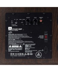 JBL 200P Subwoofer attivo a fuoco frontale da 10 pollici Espresso Black