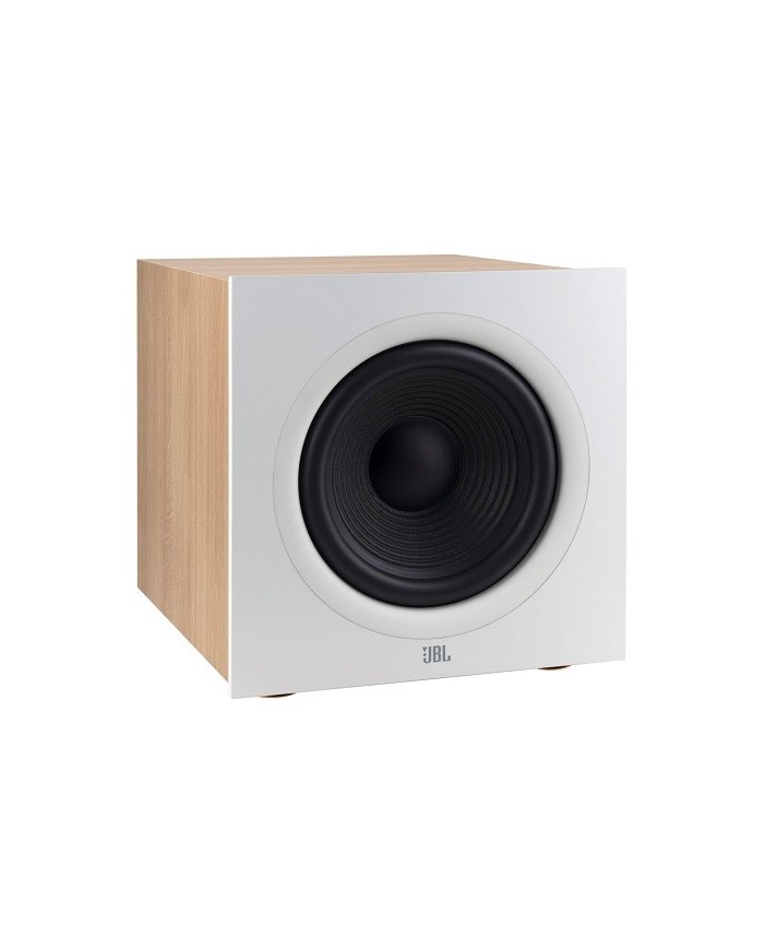 JBL 200P Subwoofer attivo a fuoco frontale da 10 pollici Oak White