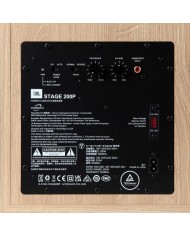 JBL 200P Subwoofer attivo a fuoco frontale da 10 pollici Oak White