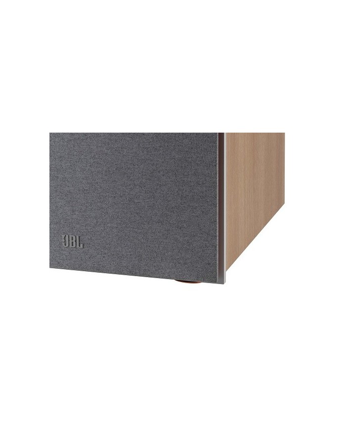 JBL 200P Subwoofer attivo a fuoco frontale da 10 pollici Oak White