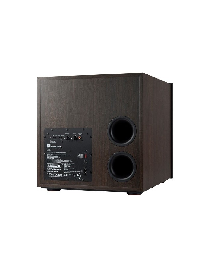 JBL 220P Subwoofer attivo a fuoco frontale da 12 pollici Espresso Black