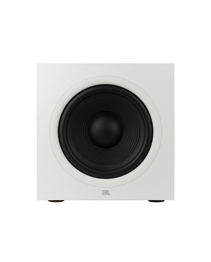 Subwoofer attivo a fuoco frontale da 10 pollici JBL 220P Oak White