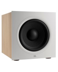 Subwoofer attivo a fuoco frontale da 10 pollici JBL 220P Oak White