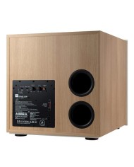 Subwoofer attivo a fuoco frontale da 10 pollici JBL 220P Oak White