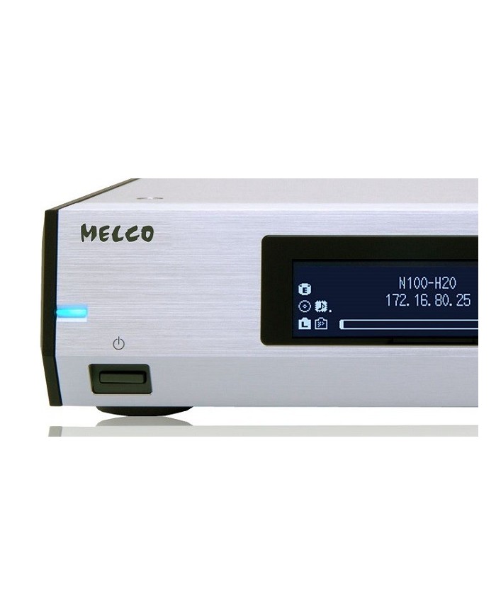 Server player musicale con HHD da 2 o 5 TB MELCO N100 H20 Silver