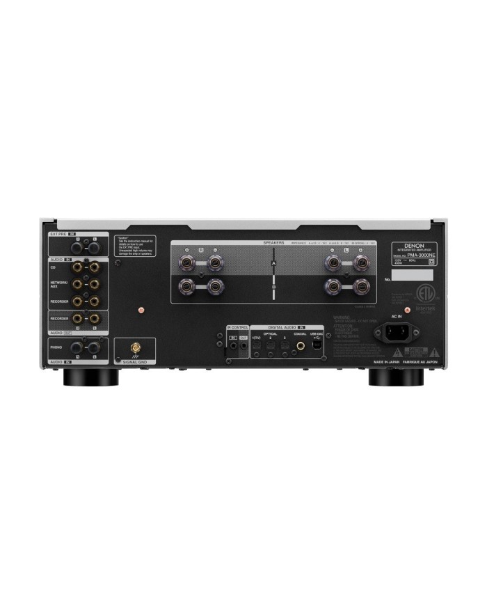 Amplificatore integrato stereo con DAC e phono Denon PMA 3000NE Silver