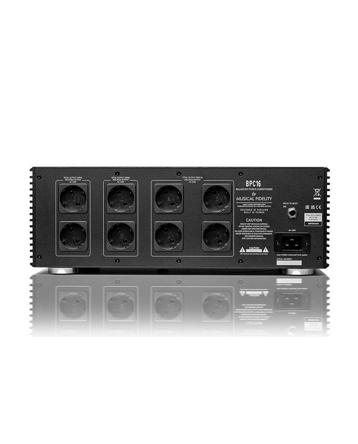 Condizionatore di Rete 8 uscite su 3 zone Musical Fidelity BPC16 Silver