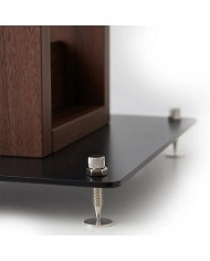 Coppia di Stand stile retrò per diffusori Norstone Alva Plus  Walnut