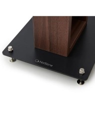 Coppia di Stand stile retrò per diffusori Norstone Alva Plus  Walnut