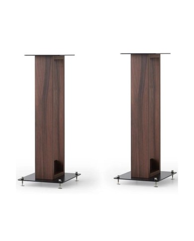 Coppia di Stand stile retrò per diffusori Norstone Alva Plus  Walnut