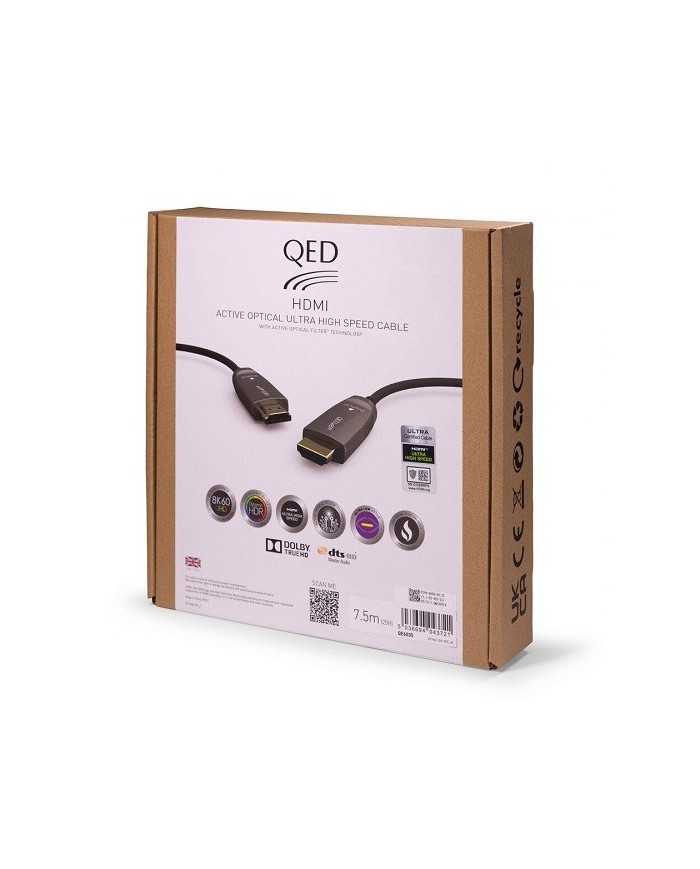 Cavo HDMI ibrido rame e ottico QED Optical Ultra High Speed HDMI