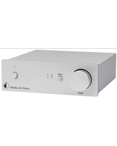 PRO-JECT AD BOX S2 PHONO BK CONVERTITORE A/D FONO MM-MC NUOVO GARANZIA ITALIA