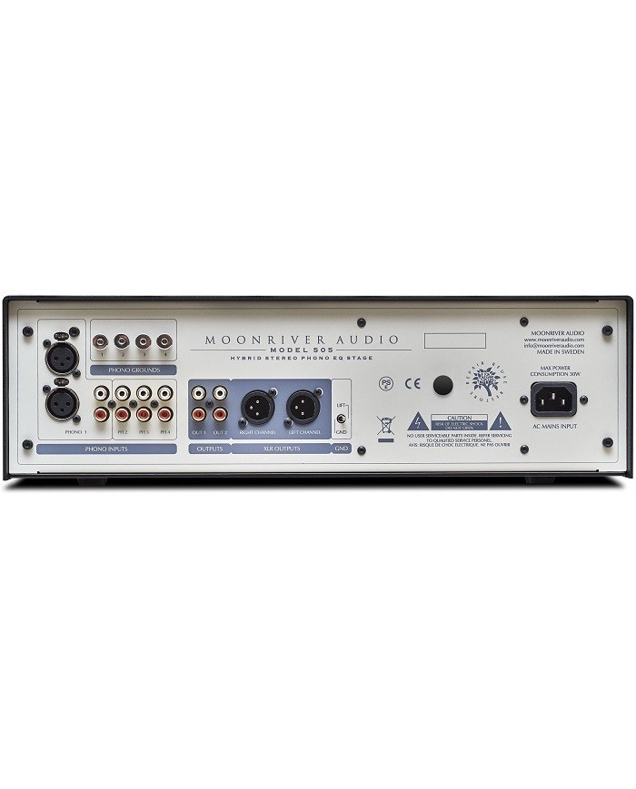 Stadio phono MM/MC con design ibrido, Moon River 505 Phono Stage