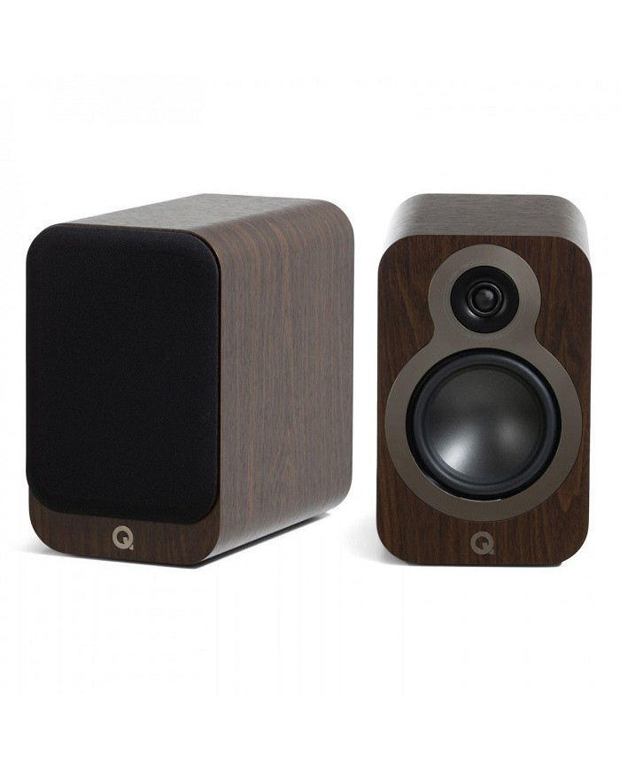 Diffusore da stand a 2 vie in bass reflex Q Acoustics 3030C Walnut