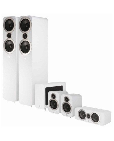 Sistema Home Theatre Q Acoustics 3050C 5.1 Cinema Pack Satin White