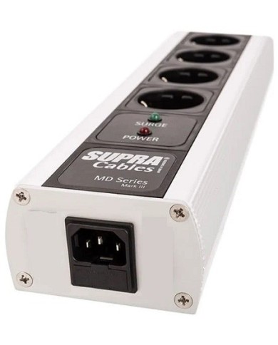 Multipresa con 4 prese Shucko con filtro NIF SUPRA MD04 EU SP Mk 3