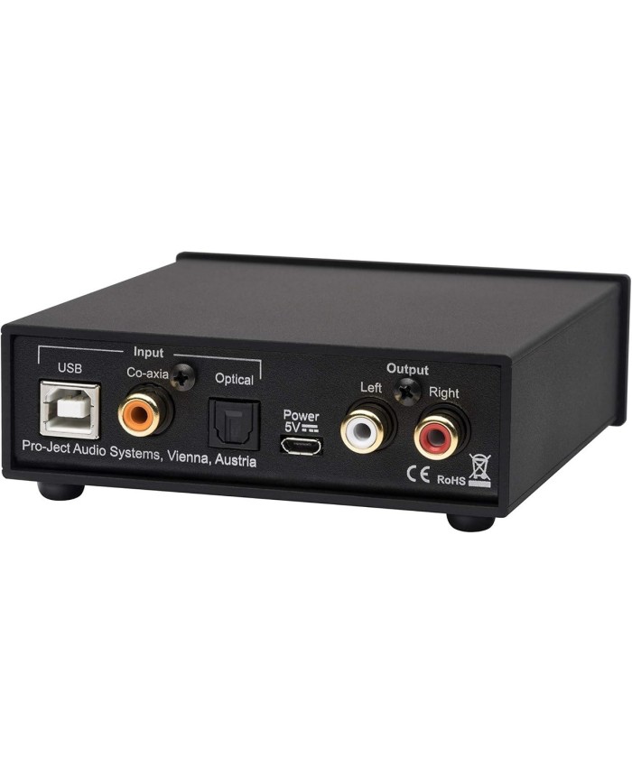 Pro-Ject PRE BOX S2 DIGITAL Preamplificatore DAC e Amplificatore Cuffia Nero