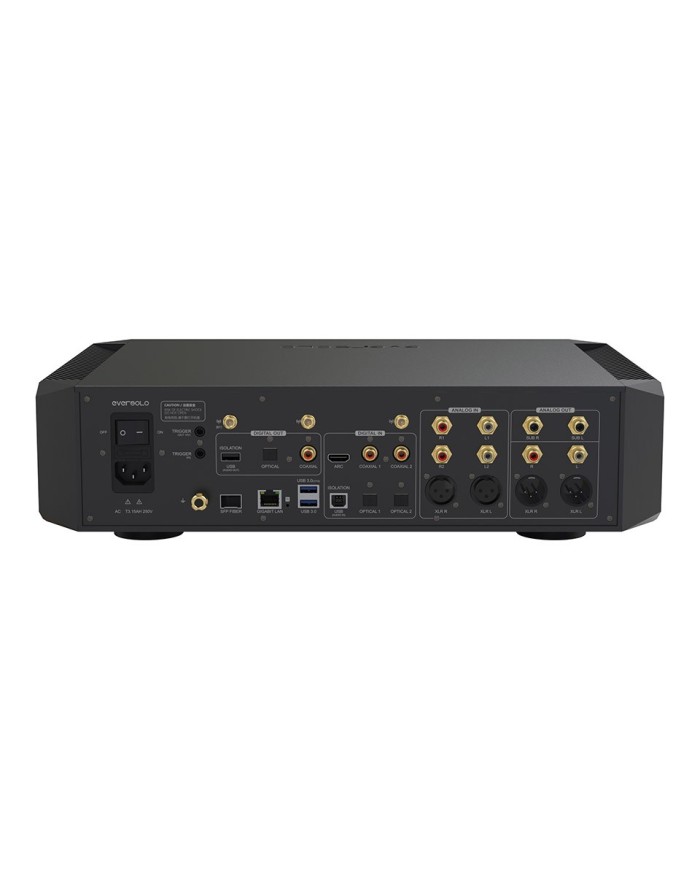 Streamer di rete con DAC e Preamplificatore R2R Eversolo DMP A10