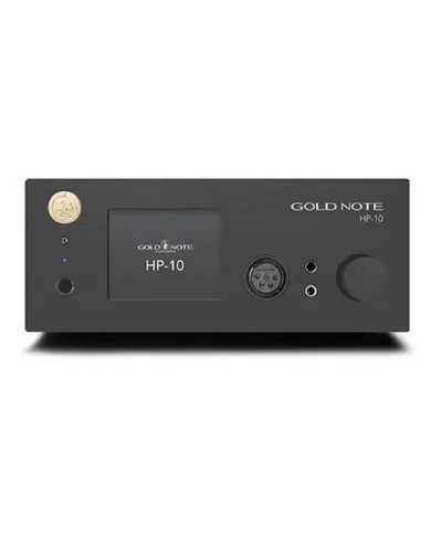 Amplificatore per cuffie in classe A Dual Mono Gold Note HP 10 Black