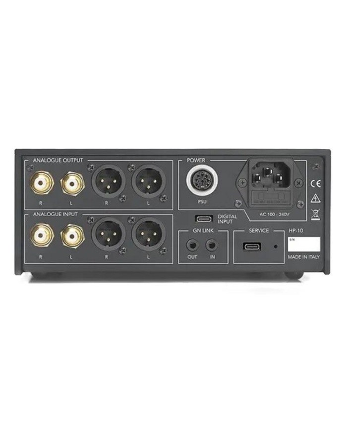 Amplificatore per cuffie in classe A Dual Mono Gold Note HP 10 Gold